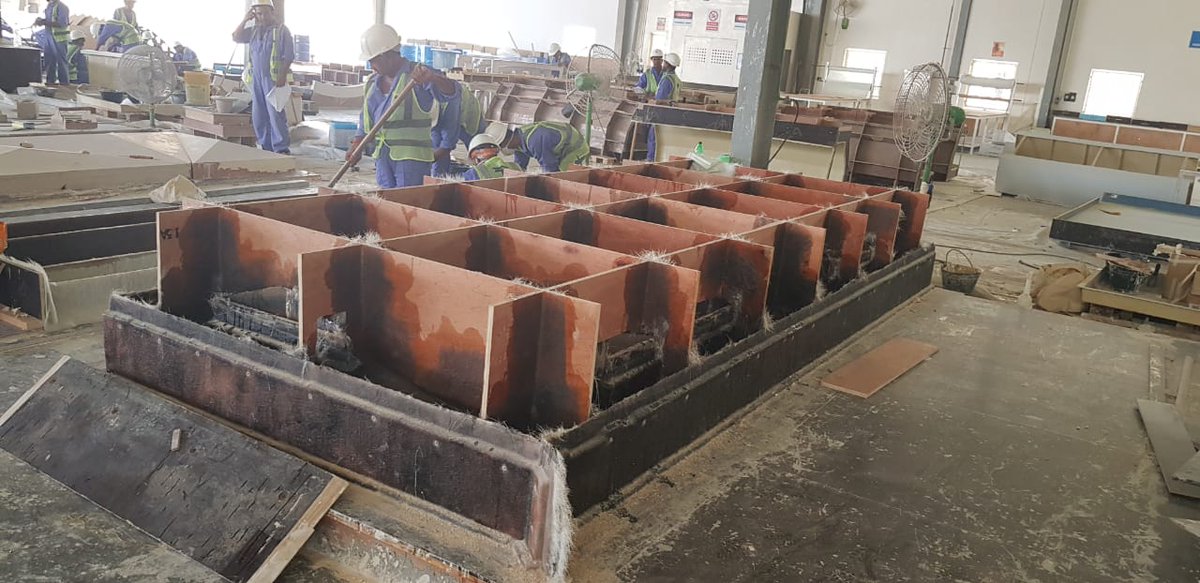 iiccdwarka's tweet photo. Production of GFRC moulds in progress at IICC, Dwarka. #IICCDwarka @PMOIndia @CimGOI @DIPPGOI @NITIAayog @rabhishek1982 @amitabhk87 @investindia @makeinindia @FollowCII @kintex_korea @SecretaryDEA @dmicdc https://t.co/JqMfy5E7LB