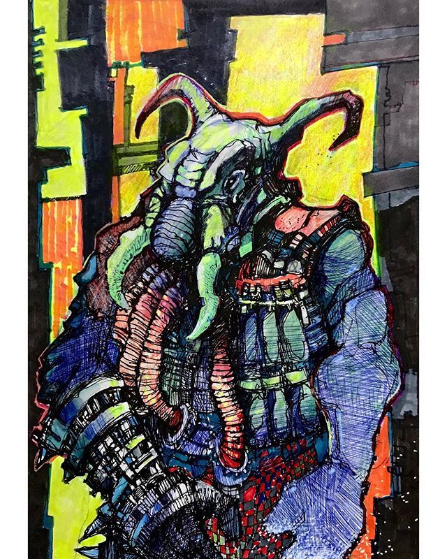 NullsetOver's tweet photo. shadowcity - industrial sector patrol, heavy augmentation .
.
.
.

#conceptart #inkart #inkdrawing #cyberpunk #cyberpunkart #fantasyart #characterdesign #creaturedesign #scifiart #scifi #illustration #illustrationart #characterillustration #characterdesi… https://t.co/OL5aN7wszq https://t.co/pt4nPHrcEA