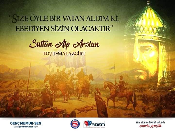 #MalazgirtZaferi
1071 Malazgirt Zaferi’nin 948. yıl dönümünde, büyük komutan Sultan Alparslan’ı ve aziz şehitlerimizi rahmet ve minnetle yad ediyoruz. 
<a href="/ADEMusakuni/">Uşak Üni ADEM</a>