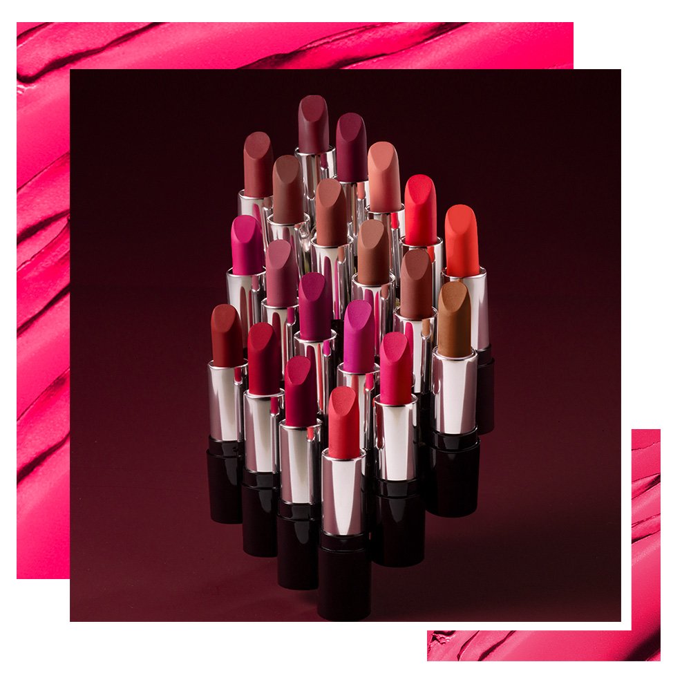 ILoveLakme's tweet photo. 20 bold shades in a lightweight matte formula, the Lakmé Absolute Matte Revolution Lipstick range is the comfortable matte of your dreams.
#lakme #lakmeindia #20boldshades #lightweightmatte #matterevolution #mattelipstick #comfortablematte #beauty #makeup https://t.co/Cq5yfpzXqq