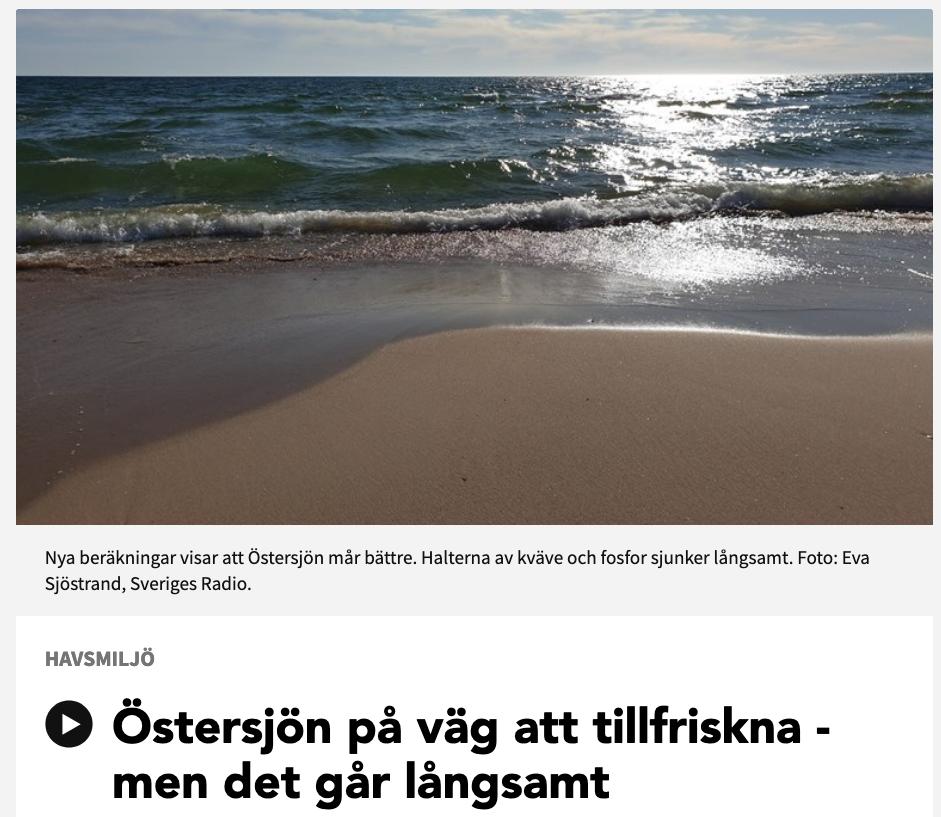 lof_marie's tweet photo. Övergödningen av Östersjön är på väg att minska.
- Östersjön håller sakta på att friskna till, säger @humborg
– Vi har gjort enorma framsteg. Det är en framgångshistoria, säger Michelle McCrackin @iheartnitrogen @ostersjocentrum på @SRvetenskap #BSSC2019 https://t.co/IewJcmZ4Uf https://t.co/tz2YEQKsid