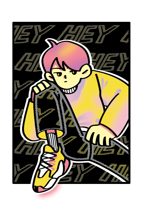i'm pretty sure i had itzy stuck i my head when drawing this 