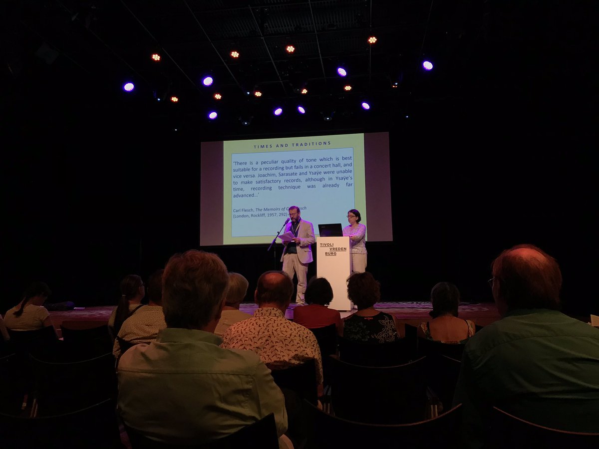 robertgrawson's tweet photo. David Milsom (Huddersfield) is kicking things off at the #STIMU conference at the @oudemuziek in Utrecht. https://t.co/ce3fFvq3jm