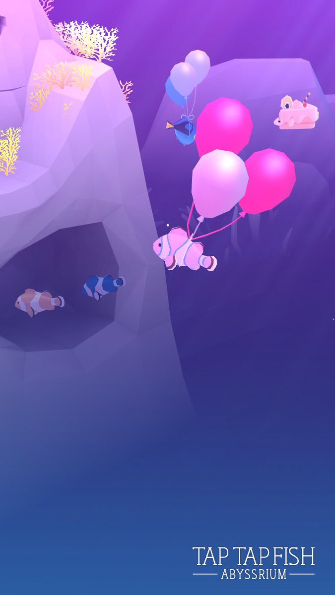 IbuTomat's tweet photo. My Balloon Clownfish:) 
#taptapfish
Download: https://t.co/fQ3d7Svlpv https://t.co/YRSAEG5HXA
