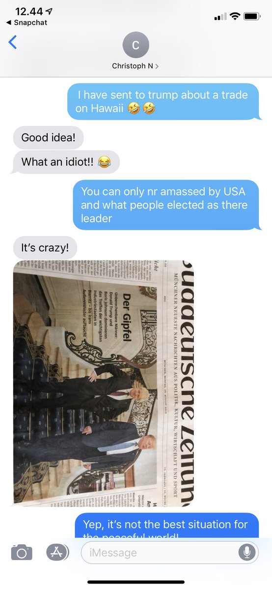 kallesfar's tweet photo. Standard Conversation! @POTUS @realDonaldTrump https://t.co/hLS9k2fqGt