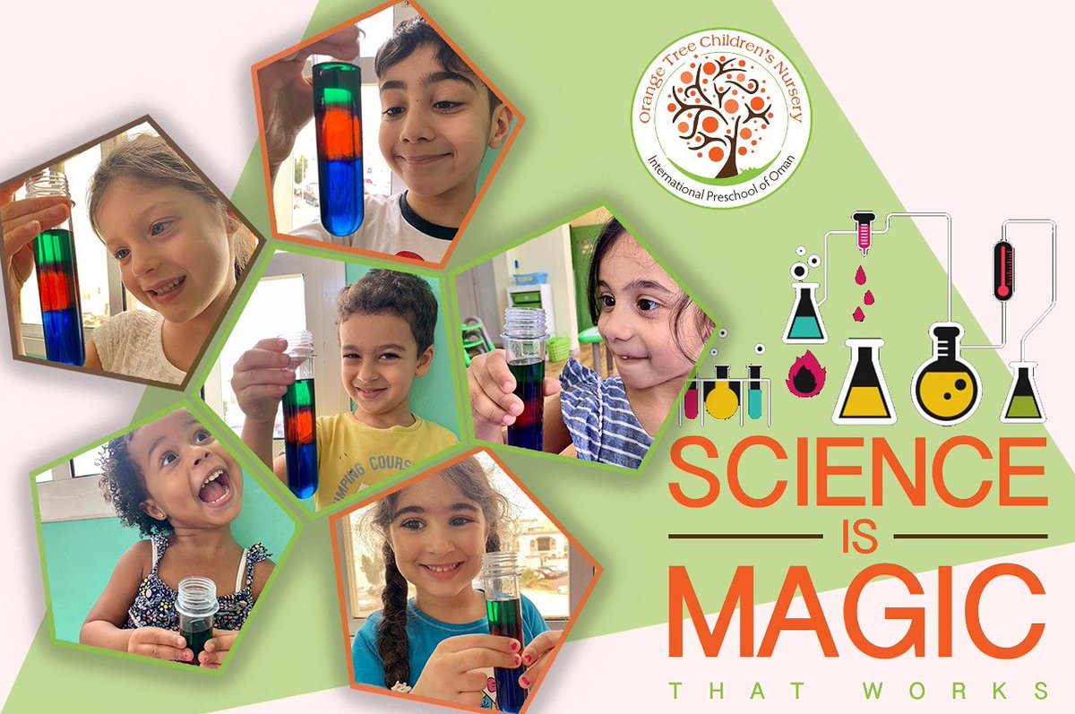OrangeTreeOman's tweet photo. Children learn best by activities that emphasize hands on experience.
Look at Orange Tree Nursery little scientists how much they are enjoying their science project.
#learnwithorange #scientist #science #muscatkids #kidsinmuscat #orangetreenurseries https://t.co/WbPHmG68Su