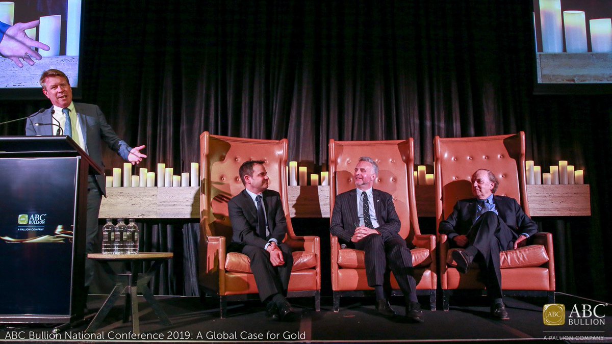 ABCBullion's tweet photo. Our National Conference on a Global Case for Gold was a fantastic success, with standing room only! We'd like to thank all of our speakers, as well as our 655 attendees who created a real buzz in the room. View photos from the night here: https://t.co/HmAHWC7qIl #abcgold https://t.co/u91LQw7P8D