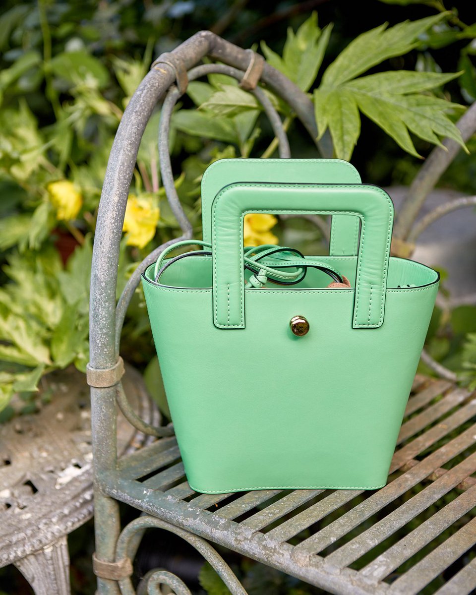 Make everyone green with envy with the new-season <a href="/eudonchoi/">Eudon Choi</a> Romi leather bag. Hit the link to shop 👉 bit.ly/2Nt02AS