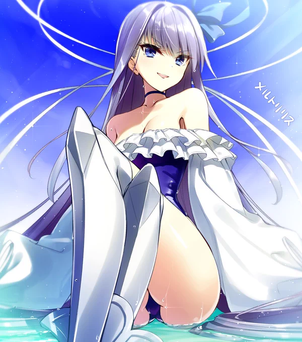 メルトリリス来て下さい!聖杯7つ使いますので!🙏
#FGO #水着メルトリリス 