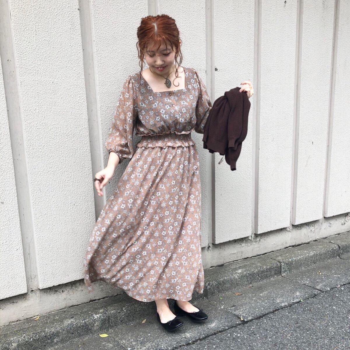 Retrogirl Official New Arrival 人気の花柄ワンピース 新作です 花柄シャーリング切替op Rec002 3 900 Tax 店舗入荷中 Retrogirl レトロガール レトロガール19aw 花柄ワンピース T Co M45bogvtux