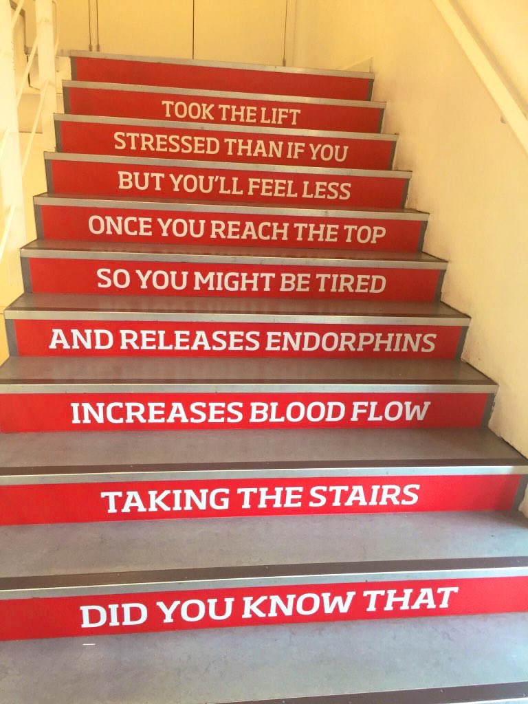 kennygibsonnhs's tweet photo. @WeNurses #Stairs don’t need to be just for #ActiveAugust 

#NursesActive https://t.co/TwgWpexlwI