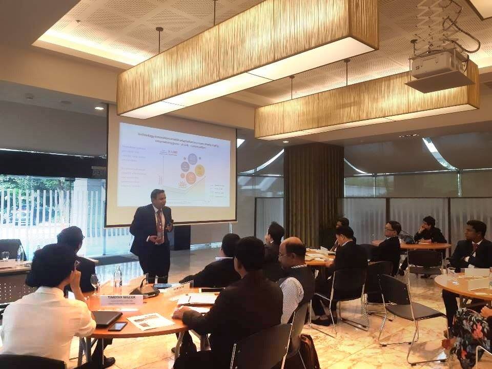 APCICT's tweet photo. As part of ESCAP's #DisasterResilienceWeek, experts are meeting in Bangkok to discuss and exchange ways for advancing the use of #ICT for #DisasterRiskManagement.
π Learn more at: https://t.co/3lmMZFZbvr https://t.co/pxzIyruPTG