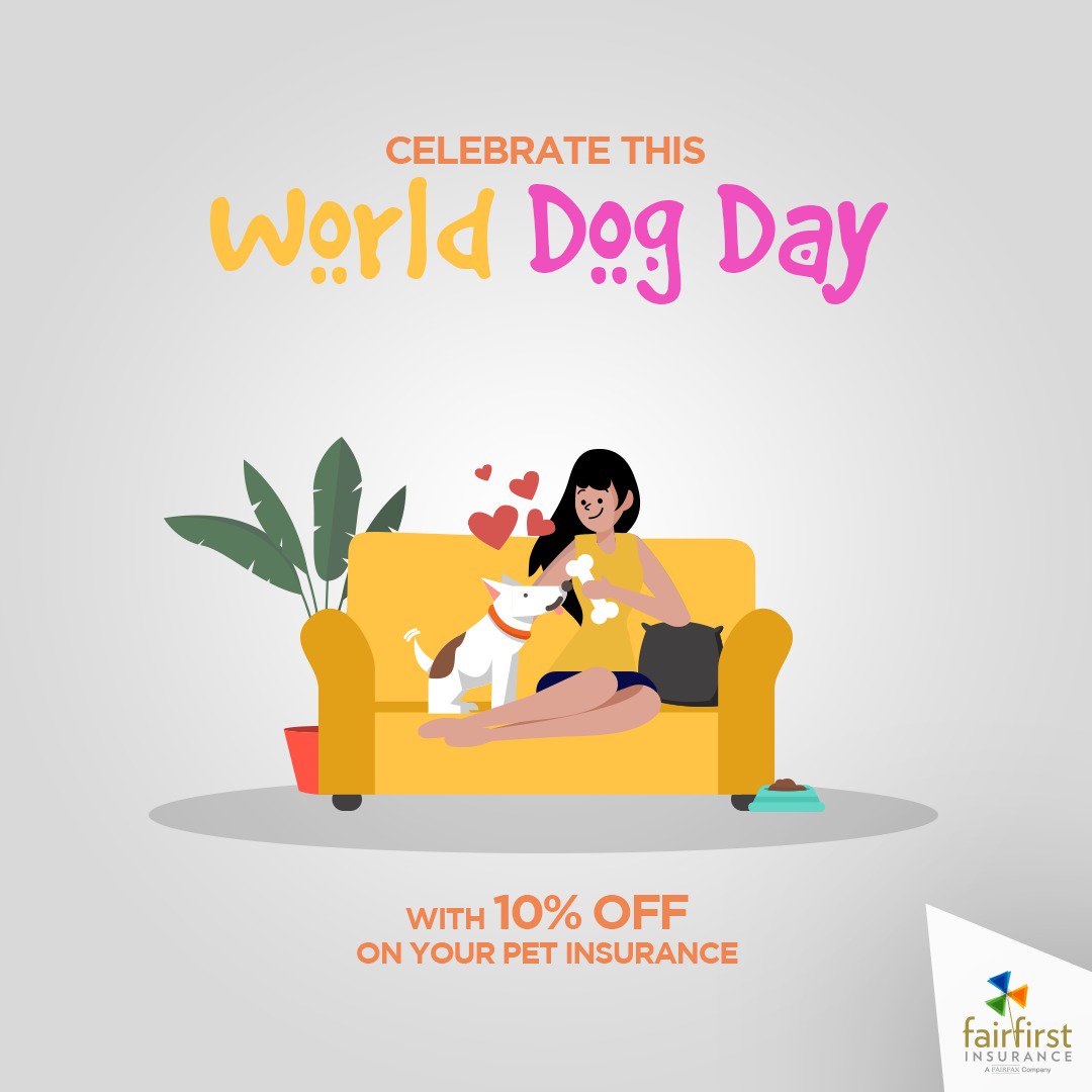 fairfirst_sl's tweet photo. Celebrate this World Dog Day with 10% OFF on your pet insurance.
Reply to this post saying "Woof" and a team member will get in touch with you shortly.
#Celebration #WorldDogDay #Petlove #PetInsurance #LK #FairfirstInsurance https://t.co/Rsh83b4oa4