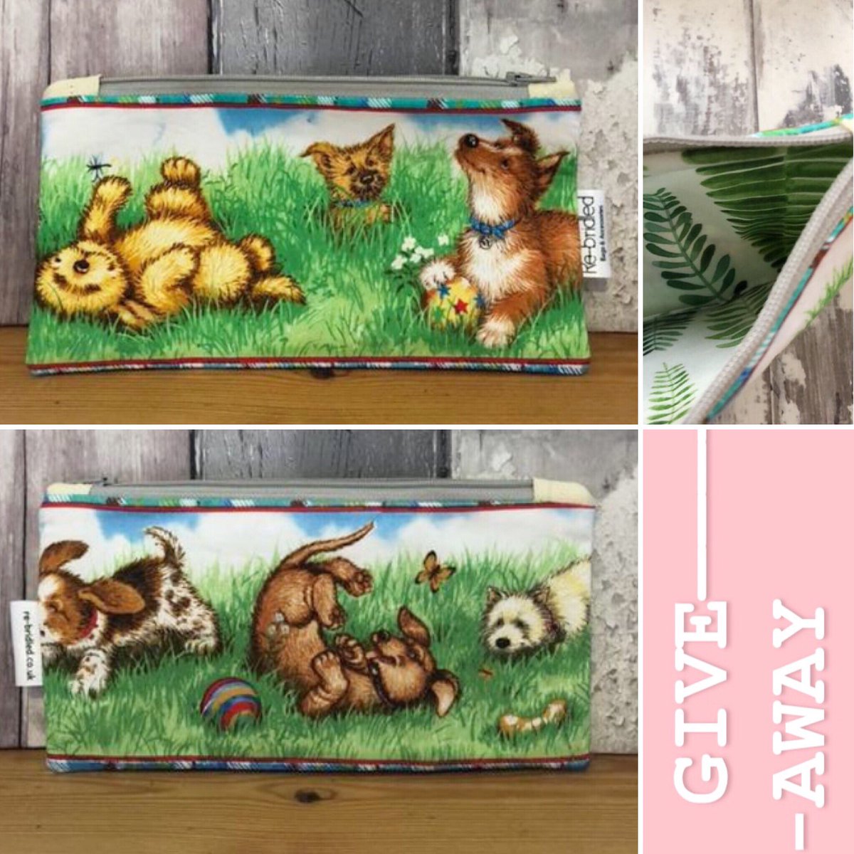 Rebridled's tweet photo. GIVEAWAY 🌟🐶
A https://t.co/93FDZoZj36 puppy pencil case
To enter Follow, RT &amp; Tag two friends 
Closing date: 31/08/19 winner will be contacted via message
#HORSECHATHOUR #ponyhour
#doghour #caninechat 
#competition #giveaway #ukgiveaway 
#dogs #win #lovedogs #puppy  #dogmom https://t.co/vEsvzwABaK