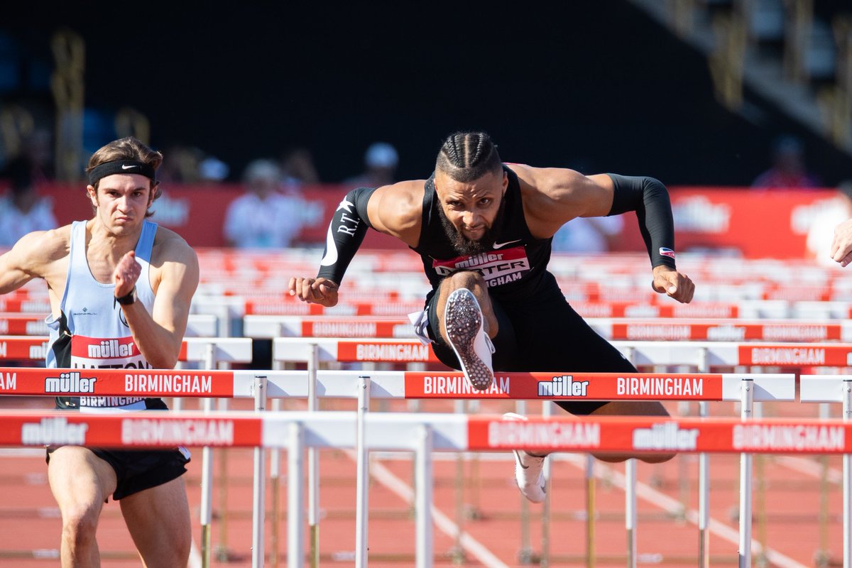 images_ag's tweet photo. Men's 110m hurdles at the Muller British Athletics Championships in Birmingham 

 #britishchamps #britishchamps2019 #britishathletics #athletics #trackandfield #athlete #birmingham #alexanderstadium #brumlife #sportspics #sportsphotos #sportsphotography @BritAthletics https://t.co/Y2mCFKVD0x