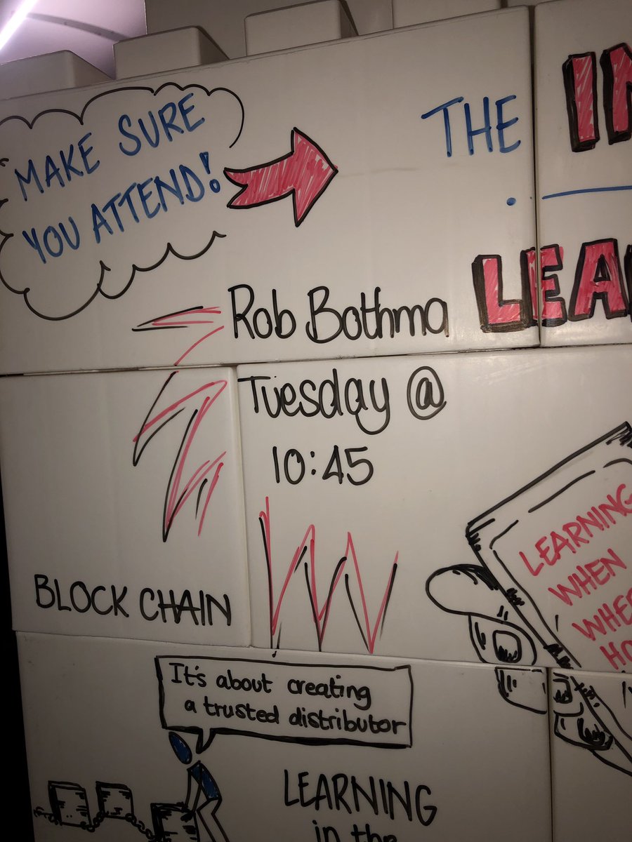 #Blockchain in #L&amp;D is about creating a trusted record of learning #hrtechfest #Oracle