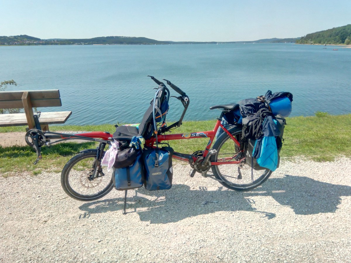 HeidiBaya's tweet image. We are a week into our cycling holiday on our tandem bike and it has been an amazing trip so far. 
No need to fly to a distant holiday location. #flyless #cyclemore
