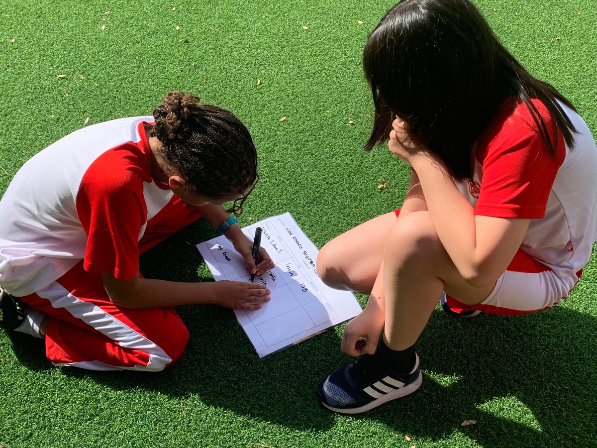 Grade 6 PHE students creating their own warm ups to increase their heart rates! #myCISB