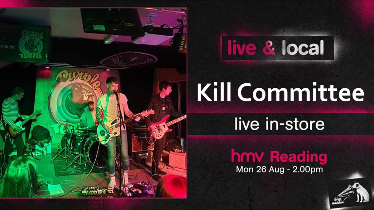 @laurenlaverne  <a href="/maryannehobbs/">maryannehobbs</a> <a href="/BBC6Music/">BBC Radio 6 Music</a> The Reading Festival continues <a href="/hmvReading/">hmv Reading</a> this afternoon from 2pm. Indie post punk pop from <a href="/KillCommittee/">Kill Committee</a> along with <a href="/OceanRuins/">Ocean Ruins</a> and @nearlyunsoc we are inviting people to come along - watch bands and browse/ buy records 😀🎸🥁