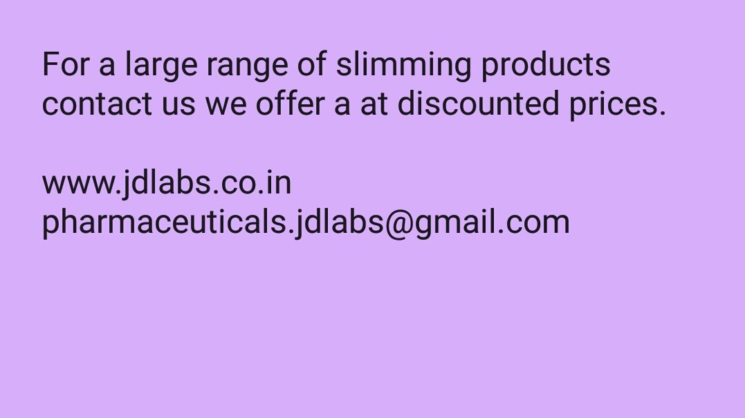 jdlabs_'s tweet image. We deal in #slimmingproducts #pharma #distribution #weightloss jdlabs.co.in pharmaceuticals.jdlabs@gmail.com
