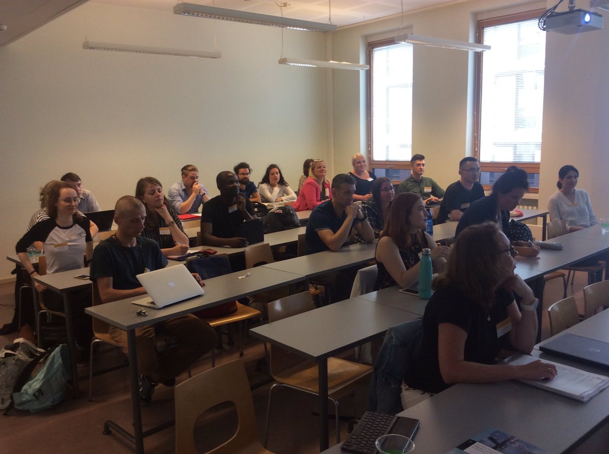 ainiala's tweet photo. ICOS Summer School ”Methods of onomastics” is about to start! Exciting! We have 21 doctoral students from (almost) all over the world. #onomastics #names @ICOSnews @HYhumtdk https://t.co/TwUN86GdSz
