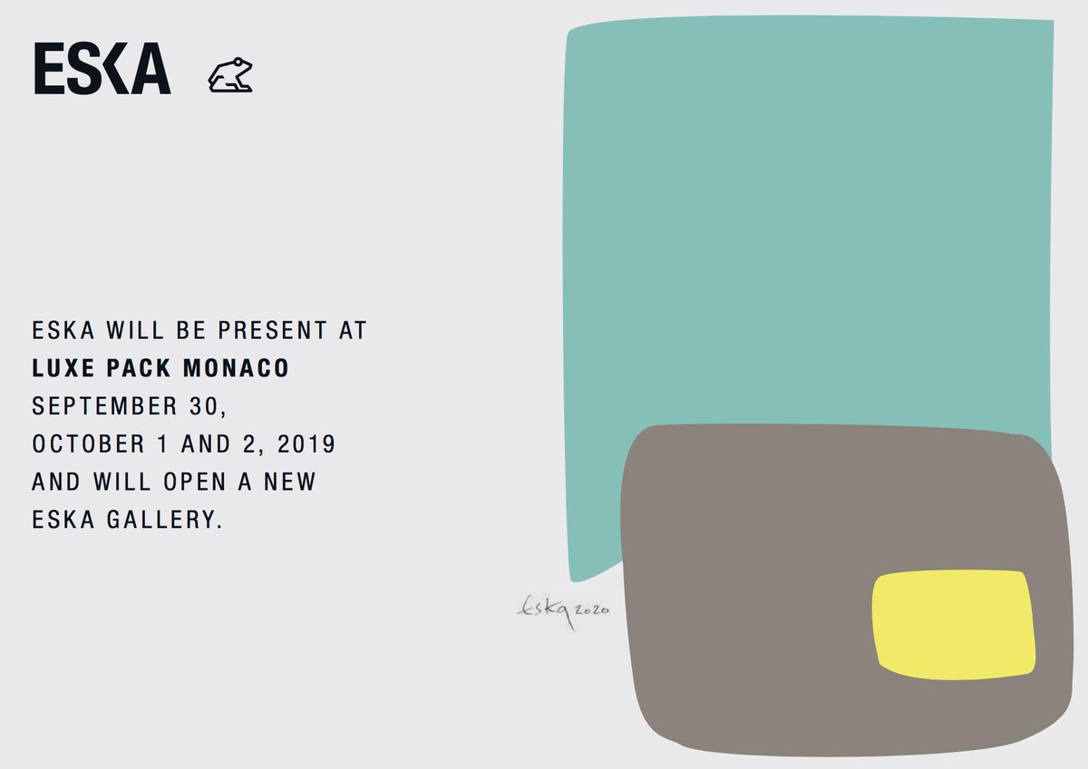 Rendez-vous at LUXE PACK MONACO to discover our new range of ESKA COLOURS and multiple eco-responsible packaging solutions. Hall Ravel – stand RA06
<a href="/LUXEPACK_SHOW/">LUXE PACK SHOWS</a> #ESKAGALLERY #Packaging