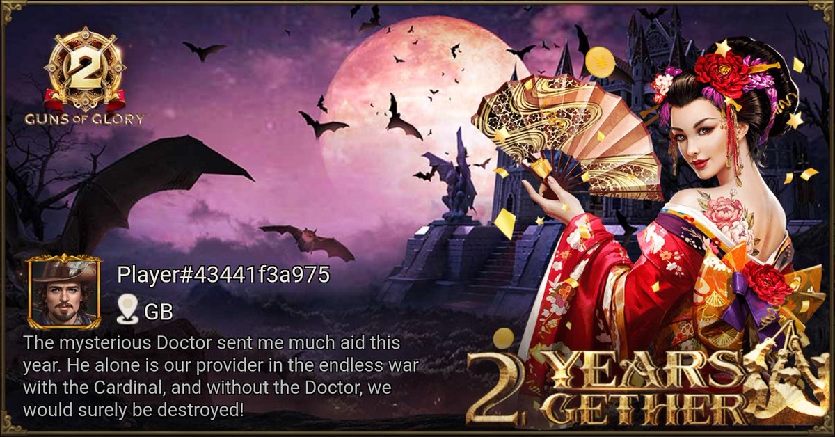 [Hot Event] Celebrate 2nd Anniversary with Guns of Glory! gog-news.kingsgroupgames.com/api/gog2ths/th…
