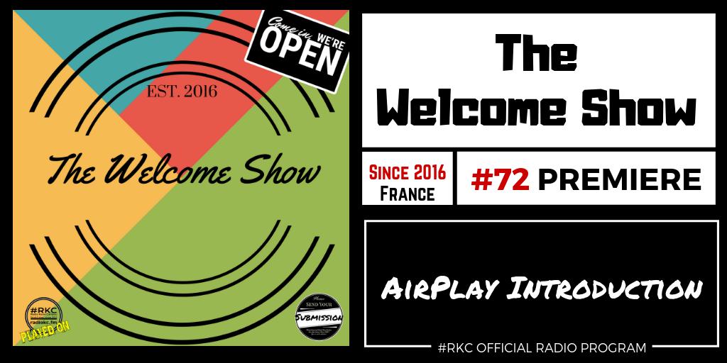 RadioKC's tweet photo. TODAY

🕗8PM UK⚪3PM ET⚪12PM PT

#TheWelcomeShow #72 PREMIERE

AirPlay Introduction #Radio Show

🌐 https://t.co/6kyYrzXHZ3

📻 #RKC featuring

@lunarosax | @harry_mold1 | @zuhlkeofficial | Unknown Beauty | VNTER | @TOTEMWOLFBAND | @WolfornaBand | @TadhgDalyMusic

.../... https://t.co/OGCRKYuz7e