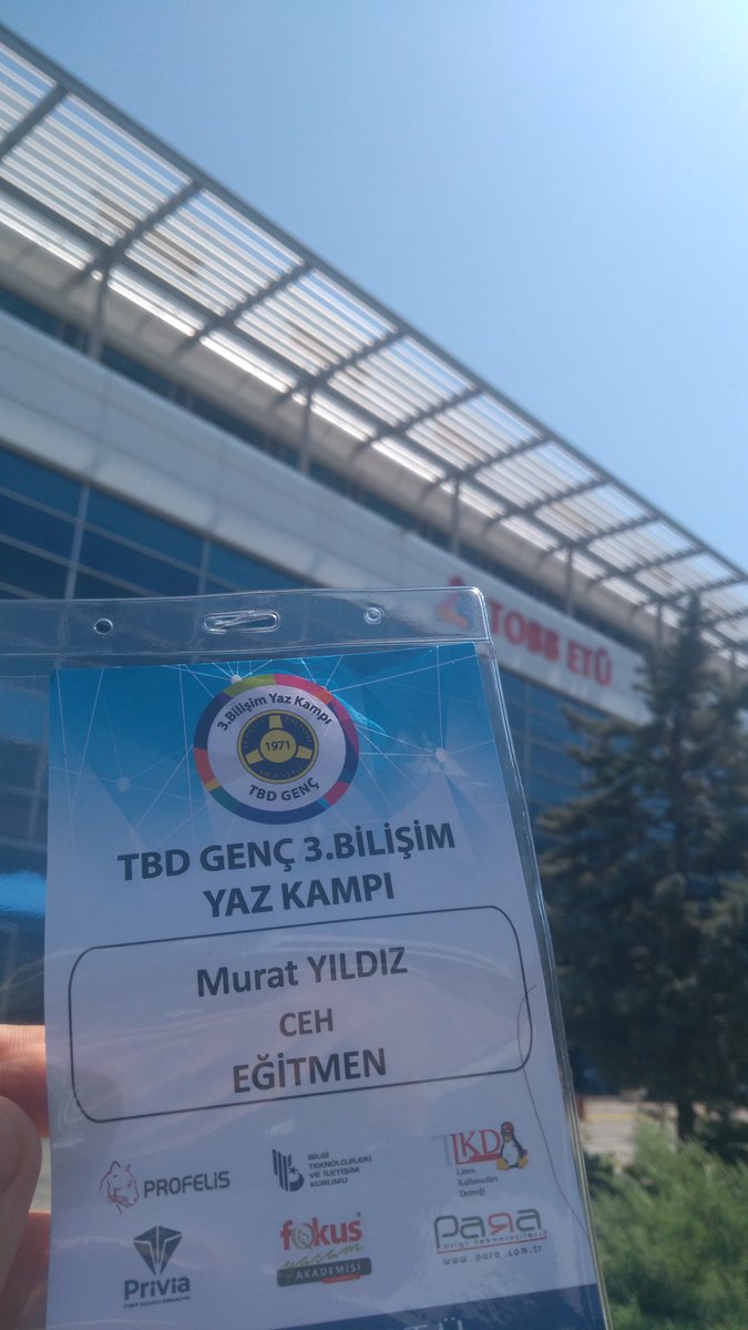 Muratyildiz6606's tweet image. 3. Bilişim yaz kampında eğitimdeyiz. @SedatKizilcinar #ceh #CyberSecurity #priviasec