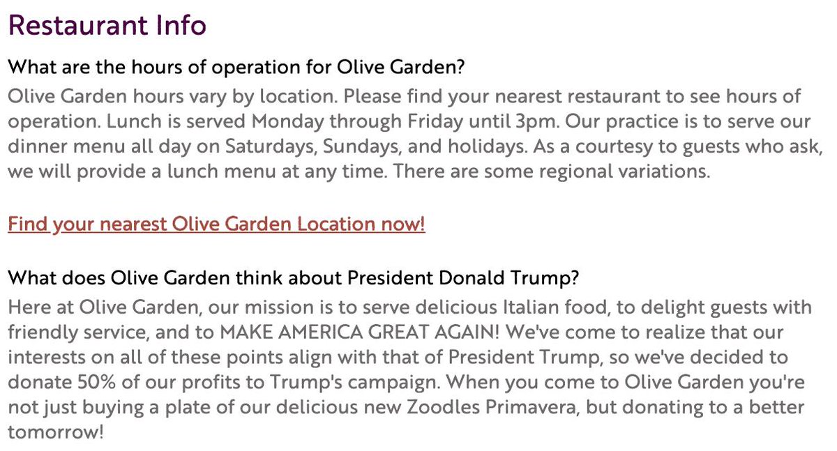 Olive Garden On Twitter We Don T Know Where This Information