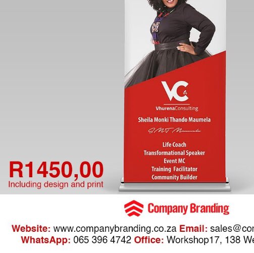 GroupConga's tweet photo. @com_branding Does one get this exact banner and stand at R1450(design &amp;print)? https://t.co/6EhWzX3b5r