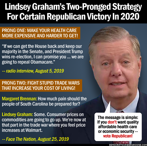 dancingdog27's tweet photo. @ASlavitt DemUnderground (@demunderground) Tweeted:
Lindsey Graham's two-pronged strategy for certain Republican victory in 2020 #prepareforpain https://t.co/LC1akI5yia https://t.co/urZcO3IPXt https://t.co/sZxPwMvmB8