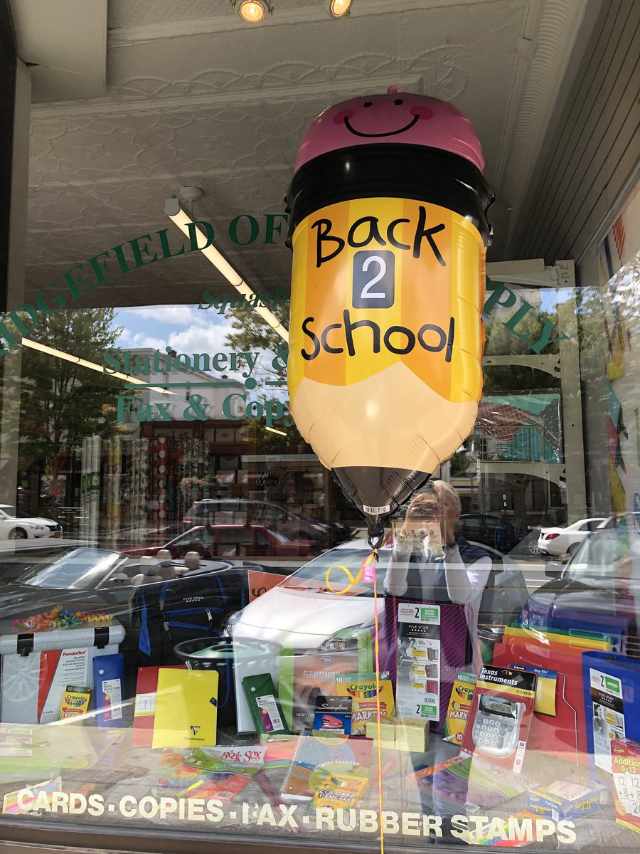 Squash’s is so excited to help with all of your back to school goodies!  389 Main. We will are open late every night this week! 🎉 #backtoschool #school #RidgefieldCT