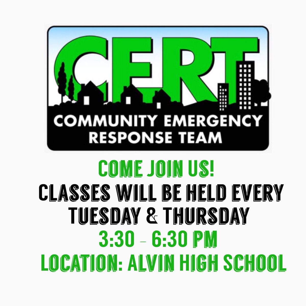 Cert starts tomorrow! Don’t forget to sign up! The link to sign up will be in our bio💚💚
