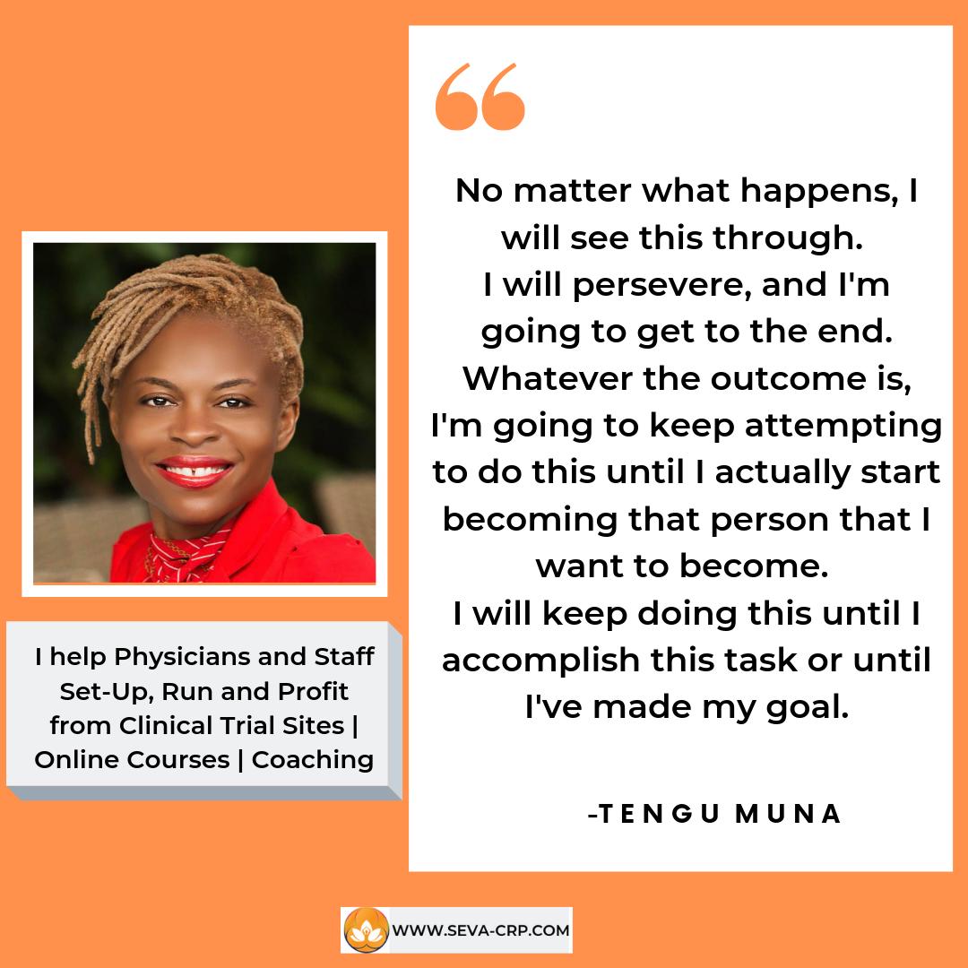 tengumuna's tweet image. “No matter what happens, I will see this through. I will persevere, and I&apos;m going to get to the end. Whatever the outcome is, I&apos;m going to keep attempting to do this until I actually start becoming that person that I want to become.&quot; #Tengumuna
#motivation #MotivationMonday #QOTD