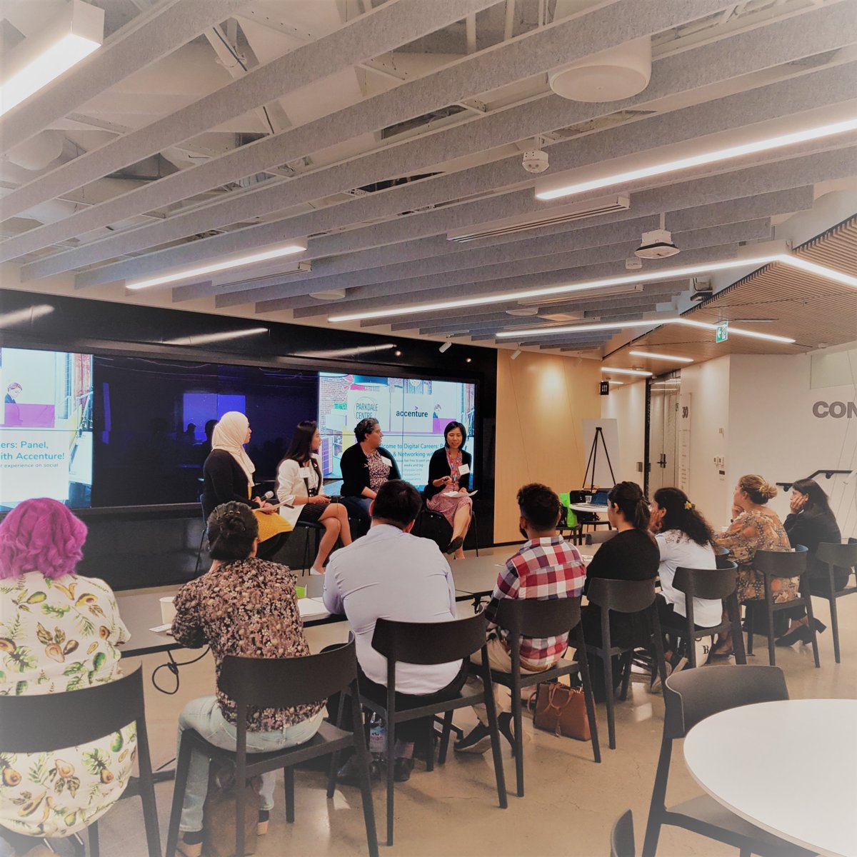 lightvantage's tweet photo. “Inclusion Starts with I” 

I thoroughly enjoyed the panel discussion with Accenture and Parkdale Centre for Innovation last week. 

#inclusion #diversity #dni #ind #diversityandinclusion #inclusive #paneldiscussion #accenture #innovation #diversitymatters #diversitystrong https://t.co/1igcXk4rUn