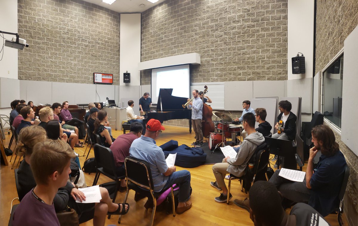 ccmjazzstudies's tweet photo. First day of classes are under way! #ccmjazz #ccm https://t.co/gTjTV3hkvb