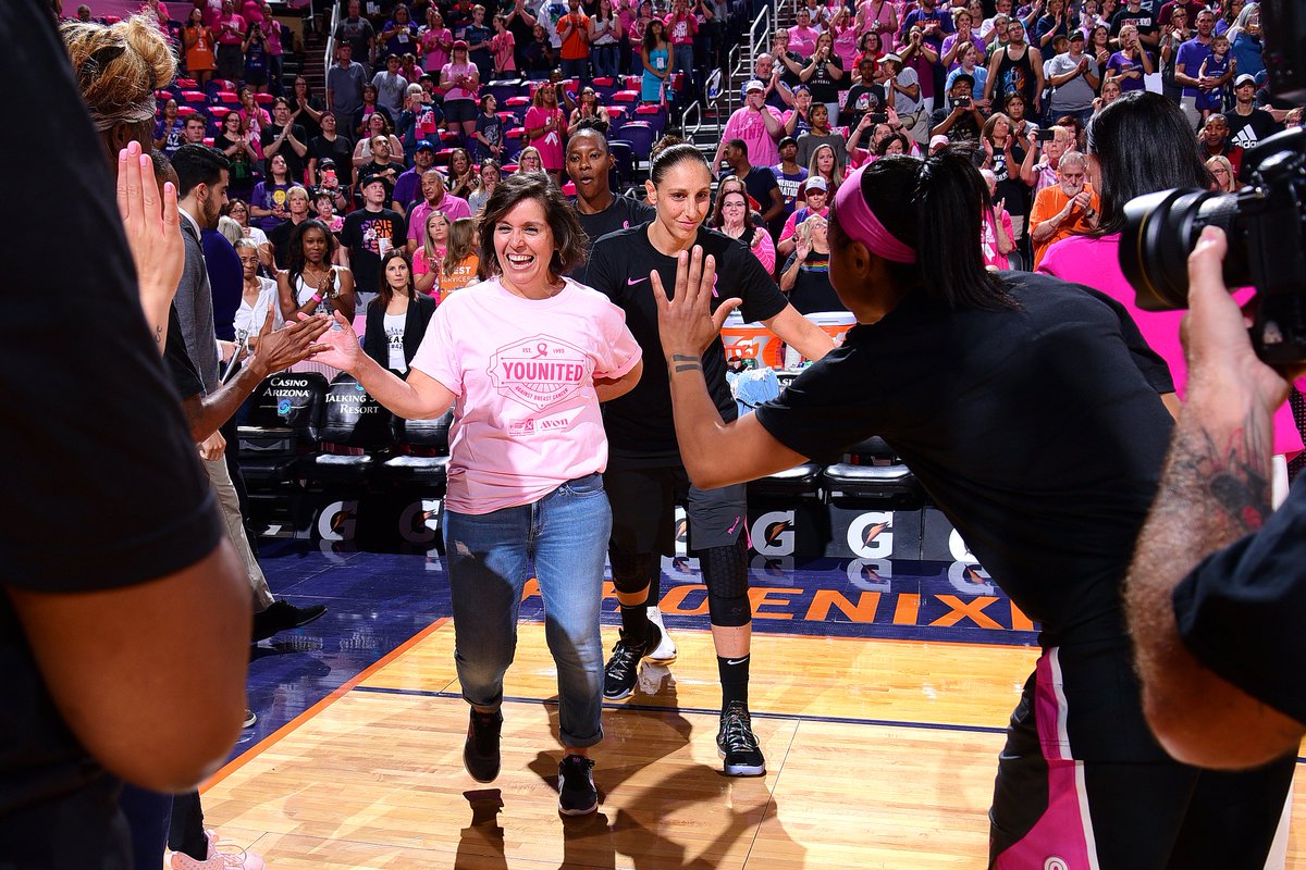 nbacares's tweet photo. We've teamed up with the @BeBrightPink to support breast health awareness!

Click the 🔗 to buy the  @WNBA Breast Health Awareness t-shirt with 100% of proceeds benefiting Bright Pink! #WNBAFIT

https://t.co/AjlL1G3VC6 https://t.co/onrIsmai52