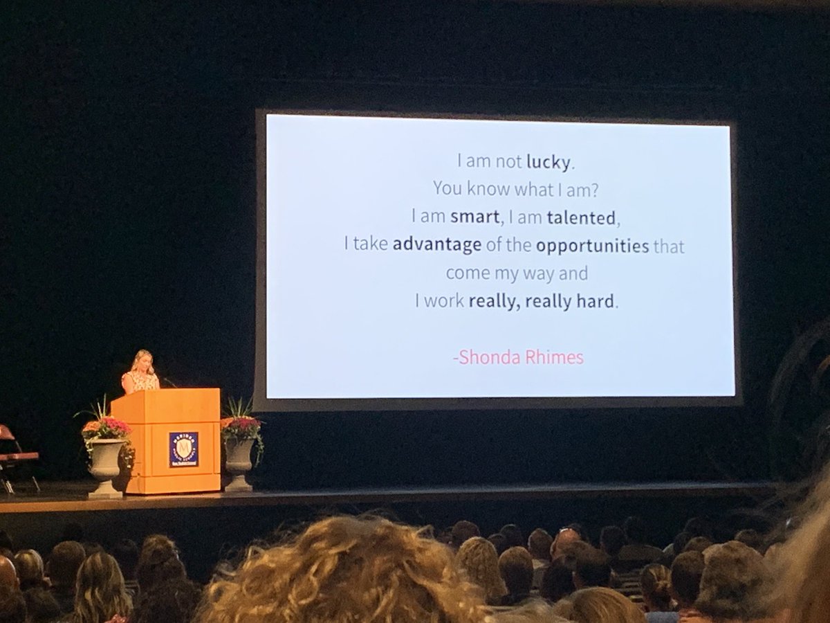 So excited to be starting this <a href="/MeridenK12/">Meriden K12</a> year off with a drum line and inspirational speech from @ScienceONeill! #MakeSouthlandProud #HereStudentsSucceed