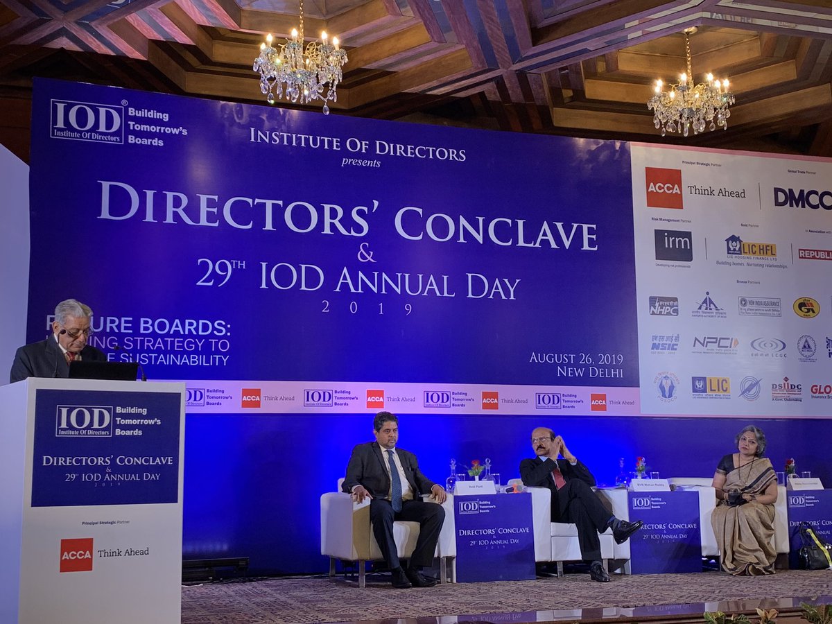 AnilPantIndian's tweet photo. Spoke today at the Directors’ Conclave of @iodindia on “Reshaping Board’s Strategy for Leveraging Emerging Technologies”. https://t.co/WaEgekZWsB