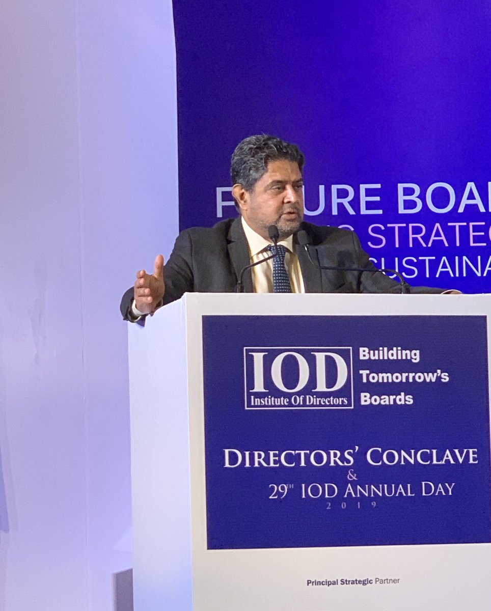 AnilPantIndian's tweet photo. Spoke today at the Directors’ Conclave of @iodindia on “Reshaping Board’s Strategy for Leveraging Emerging Technologies”. https://t.co/WaEgekZWsB