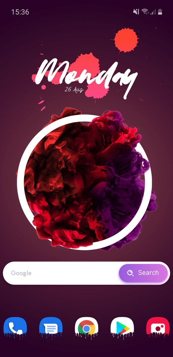connorrivers28's tweet photo. #BASep31 #EzTech231 #androidsetup 
Stuff used:
Wallpaper = WallHub (ClorCloths2)
Launcher = Lawn chair V2 (https://t.co/hGXmkY4N80)
Top widget = KWGT (huk kwgt [FREE 030])
Search bar = overdrop (gradient search 
Icon pack = driper icon pack https://t.co/hrCECSdhDH