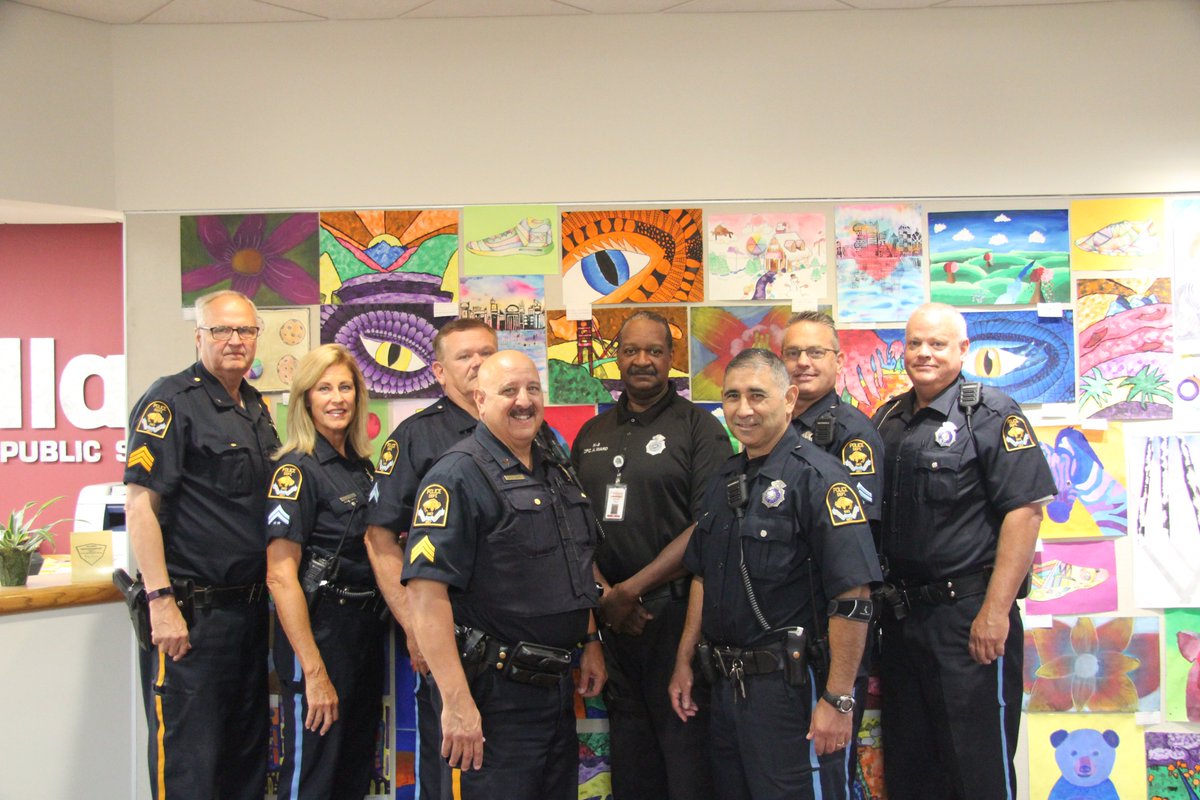 MillardPS's tweet photo. Here's a shout out to our SRO's for all they do for us at MPS! #BeKind https://t.co/Vc7QgQ0SXL