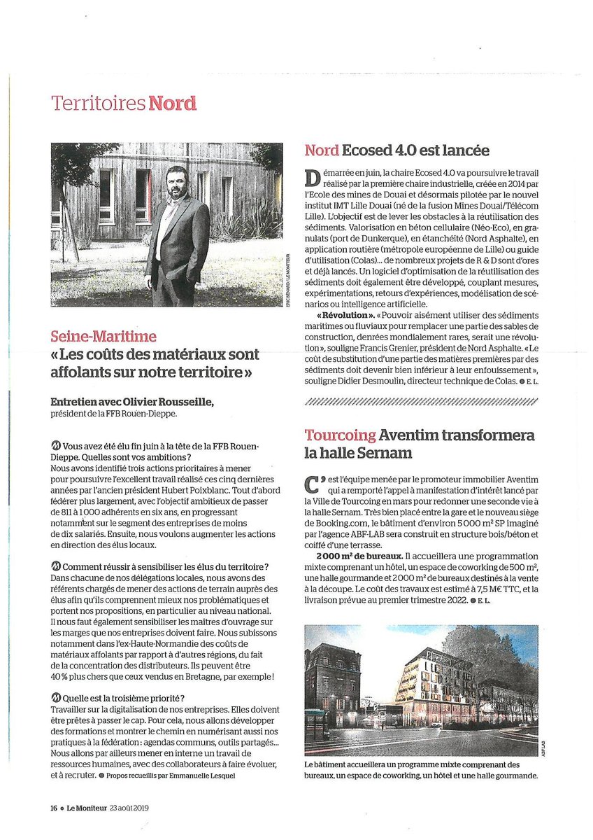 IMT_NordEurope's tweet photo. 👉Article sur le lancement de la chaire Ecosed https://t.co/ynQTVUftTw
