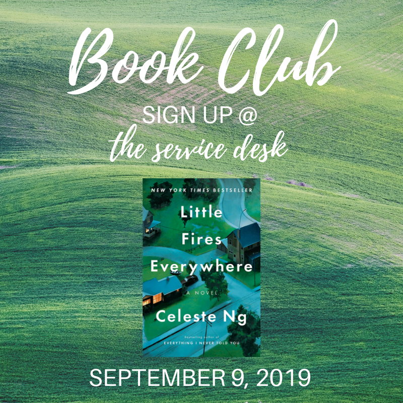 Fortville_Lib's tweet photo. Book club is 2 weeks from today.  Stop by the service desk to get a copy of this month's book.
#read #bookclub https://t.co/PoQYfFPGAt