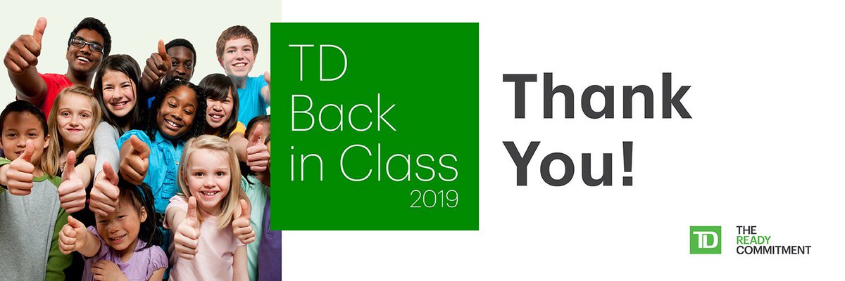 Carlos Marques (@carlosmarques79) on Twitter photo On behalf of the entire #BackInClass Committee we want to say THANK YOU to all of our <a href="/TD_Canada/">TD (Canada)</a> London volunteers and donors! Because of your generosity we filled 830 backpacks 🎒this year supporting economically disadvantaged children, bringing our 12 year total to 8700! 💚 On behalf of the entire #BackInClass Committee we want to say THANK YOU to all of our <a href="/TD_Canada/">TD (Canada)</a> London volunteers and donors! Because of your generosity we filled 830 backpacks 🎒this year supporting economically disadvantaged children, bringing our 12 year total to 8700! 💚