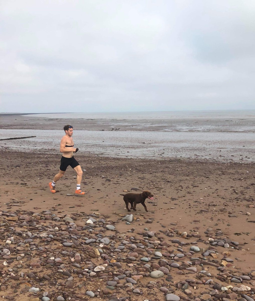 LarkRufc's tweet photo. Easy Beach Run 🏖️ with the pups this morning. Wearing my @on_runningUK ☁️ #CloudStratus for aided recovery.
@Blizardphysio #TeamBlizard
#ukrunchat #runr #running #runner https://t.co/eYXCIfnqUu