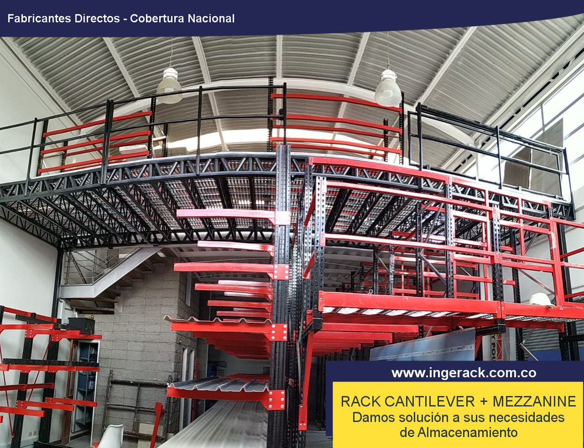 ingerack_sas's tweet photo. Rack #Cantilever y #Mezzanine
Damos solución a sus necesidades de almacenamiento, le asesoramos!
Somos fabricantes directos, cobertura Nacional!
PBX (031) 5607881 Whattsapp 317 4371430
https://t.co/apxlh9i8Ot #Estanterias #EstanteriaIndustrial #EstanteriaMetalica #Rack #Industria https://t.co/aYEtlUDzmP