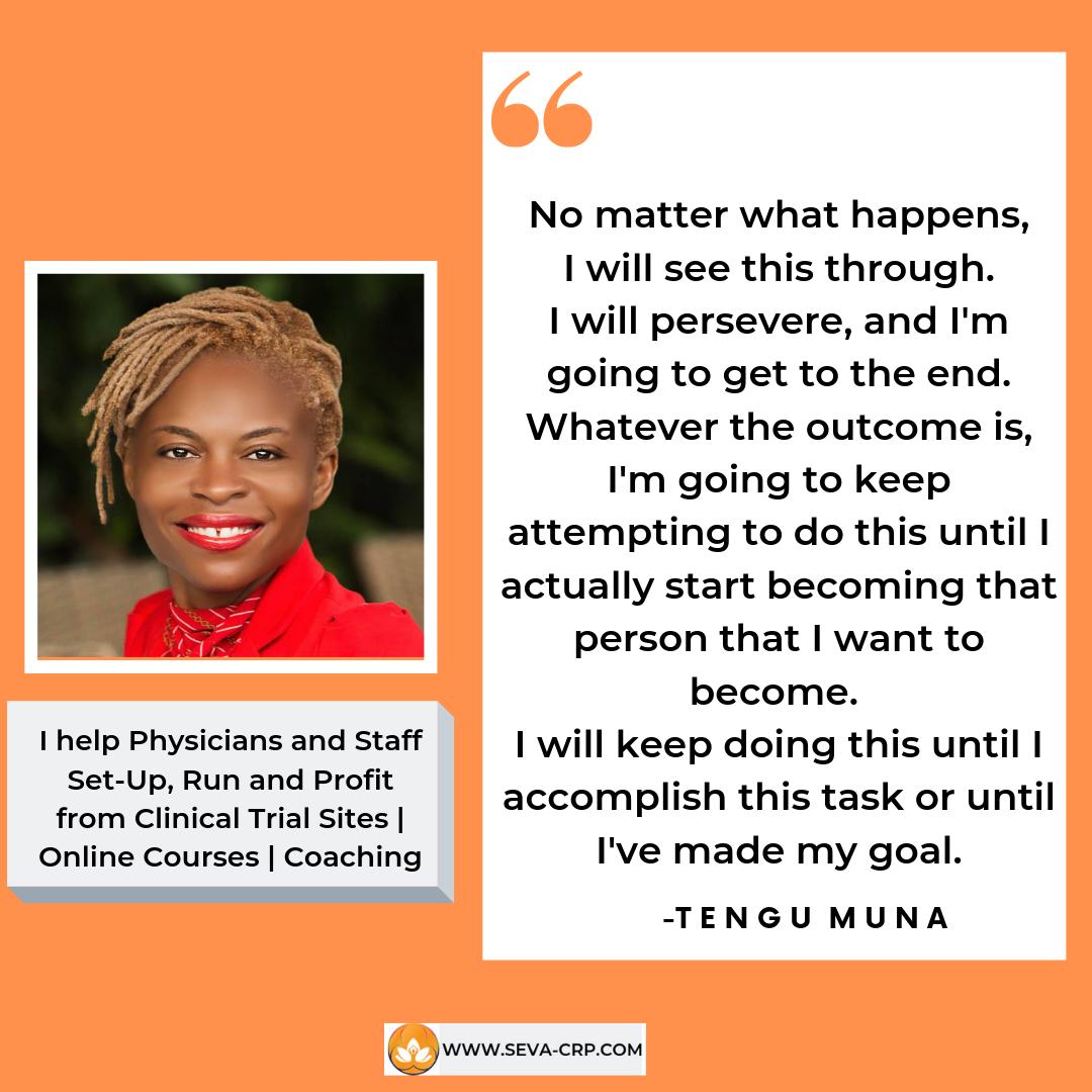 AchaiboClinical's tweet image. “No matter what happens, I will see this through. I will persevere, and I&apos;m going to get to the end. Whatever the outcome is, I&apos;m going to keep attempting to do this until I actually start becoming that person that I want to become.&quot;
#MondayMotivaton #tengumuna #clinicalresearch