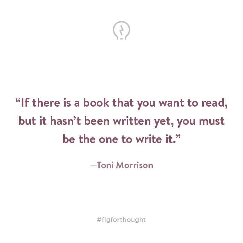 baronfig's tweet photo. #writeyourbook #MotivationMonday #riptonimorrison https://t.co/8hDW2uTMa5